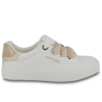 Tennis femme severine blanc et or