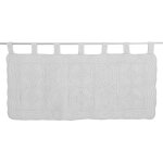 Tête de lit en boutis uni coton - blanc Tête de lit en boutis uni coton - blanc