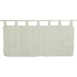 Tte de lit en boutis uni coton - blancvoir
