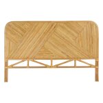 T�te de lit tanae rotin beige