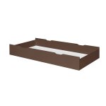 Tiroir pour lit junior couchage marron 90x190
