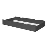 Tiroir pour lit junior couchage gris 90x190