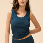Top - bleu ptrole
