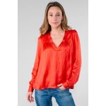 Top chimel orange rhea en viscose