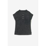 Top claudie noir en coton Top claudie noir en coton