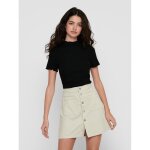 Top col haut manches courtes noir Top col haut manches courtes noir