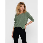 Top col rond manches 3 / 4 plus long � l'arri�re vert lila