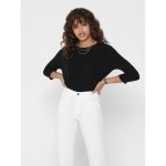 Top col rond manches 3 / 4 noir