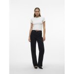 Top col rond manches courtes blanc en coton bio nia Top col rond manches courtes blanc en coton bio nia