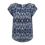 Top col rond manches courtes bleu clair cara Top col rond manches courtes bleu clair cara