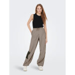 Top col rond sans manches noir en viscose Top col rond sans manches noir en viscose