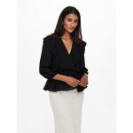 Top col en v manches 3 / 4 noir Top col en v manches 3 / 4 noir