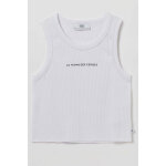 Top court fille murgi blanc en coton Top court fille murgi blanc en coton