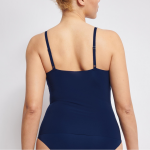 Top  fines bretelles bleu marine