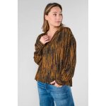 Top fitz marron nomie en viscose cleo