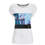 Top manches courtes ringella it's for you wess blanc en coton