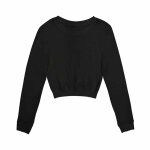 Top manches longues pyjama - noir dorina en viscose