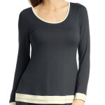 Top manches longues support intgr freya lounge sweet dreams charcoal gris en coton