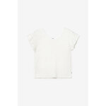 Top fille pedrinag blanc Top fille pedrinag blanc
