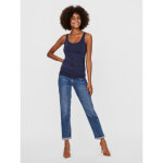 Top sans manches - bleu en coton