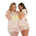 Top short - rose en bambou