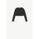 Top fille zebragi noir