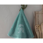Torchon 70 cm homy vert en coton