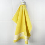 Torchon en coton littlefish jaune