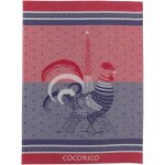 Torchon jacquard cocorico multicolore 50 x 70 Torchon jacquard cocorico multicolore 50 x 70