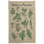 Torchon lin les herbes naturel 45 x 70