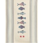 Torchon new pesk bleu 50 x 70