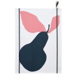 Torchon poire marine blanc 50 x 70