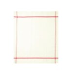 Torchon uni en lin, etamine rouge Torchon uni en lin, etamine rouge