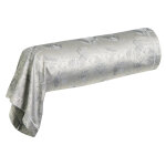 Traversin lupins bourdon meche 90x190 argent