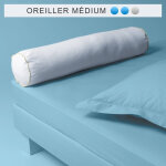 Traversin synth�tique classique ''eole fresh'' selenia confort m�dium - blanc