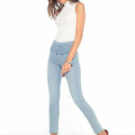 Tregging bleu clair en coton