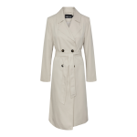 Trench col italien gris