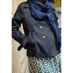 Trench vierra marine en coton