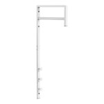 Trento porte - v�tements m�tal blanc