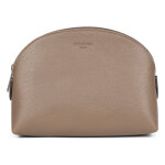 Trousse  maquillage - cuir de vachette - corce - confort beige