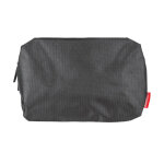 Trousse de toilette zip noir - guess en nylon