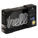 Tube néon à poser led hello bleu Tube néon à poser led hello bleu