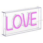 Tube non  poser led love rose