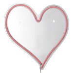 Tube néon mural led coeur rouge Tube néon mural led coeur rouge