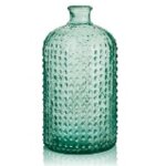 Vase 3d ?imet? en verre recycl h31 transparente