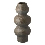 Vase c�ramique gris fonc�