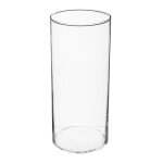 Vase cylindre transparent