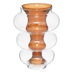 Vase double ambre matali