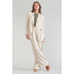 Veste blazer bek sable blanc en coton