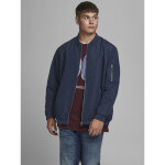 Veste bomber baseball manches longues bleu marine craig Veste bomber baseball manches longues bleu marine craig